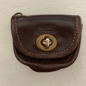 Vintage Coach Keychain Coin Purse